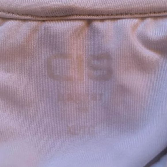 CIS Haggar White and Blue Striped Polo - Picture 4 of 4